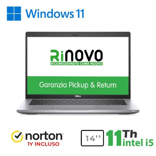 RINOVO DELL NB REFURBISHED LATITUDE 5420 i5-11X00 DDR4 16GB SSD 256GB 14" W11P NO DVD GRADE A 1Y +